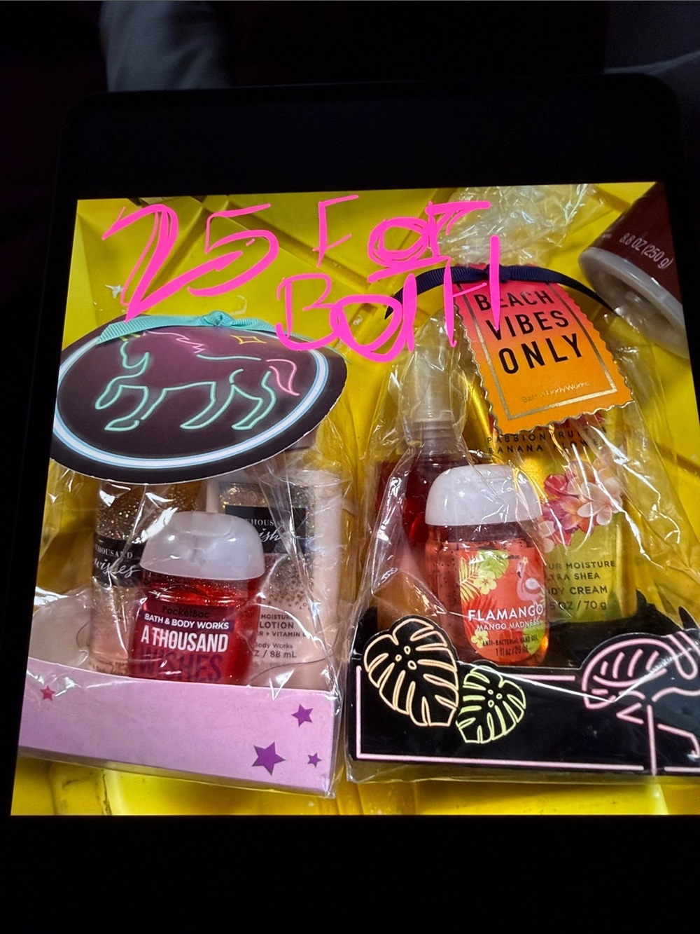 Bath & body mini travel sets